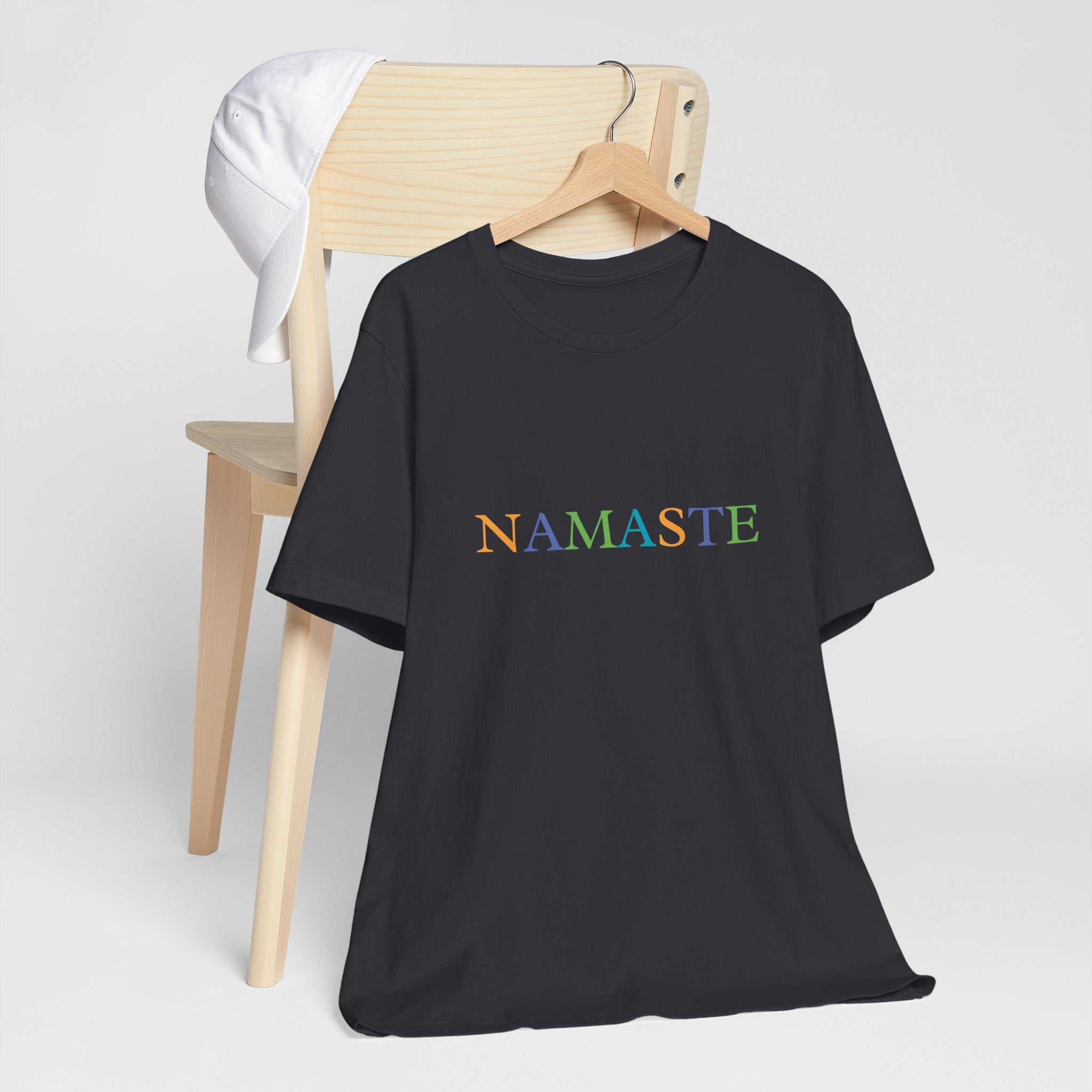 Tramunquiero NAMASTE Unisex T-shirt met ronde halslijn