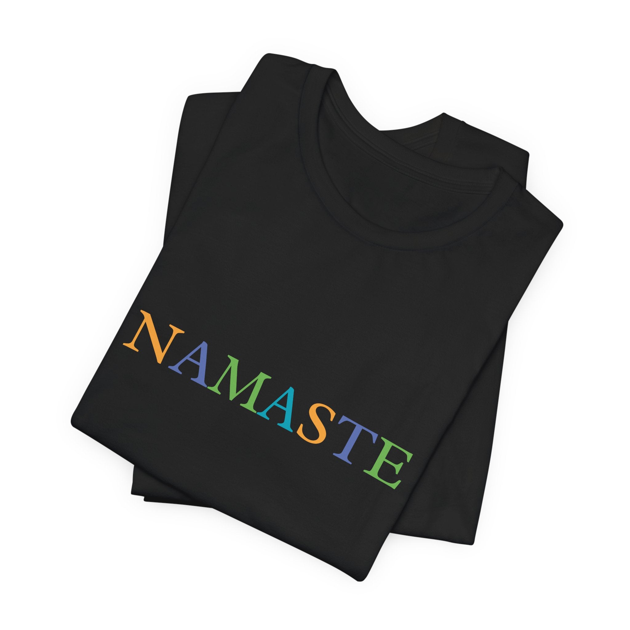 Tramunquiero NAMASTE Unisex T-shirt met ronde halslijn
