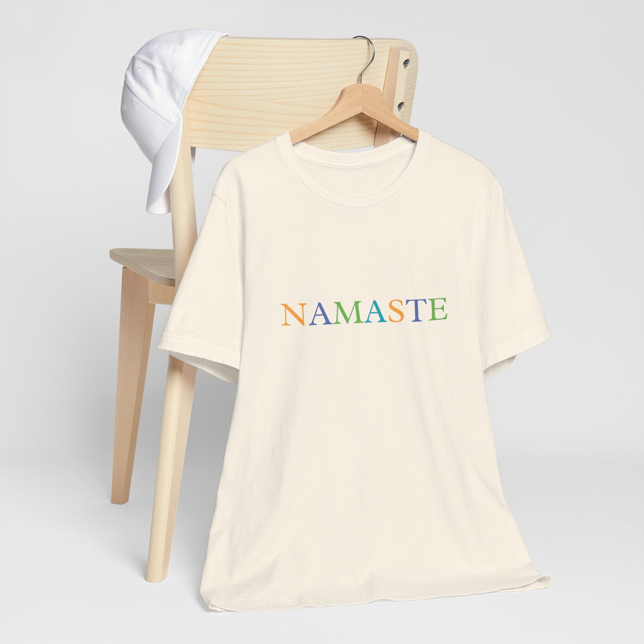 Tramunquiero NAMASTE Unisex T-shirt met ronde halslijn