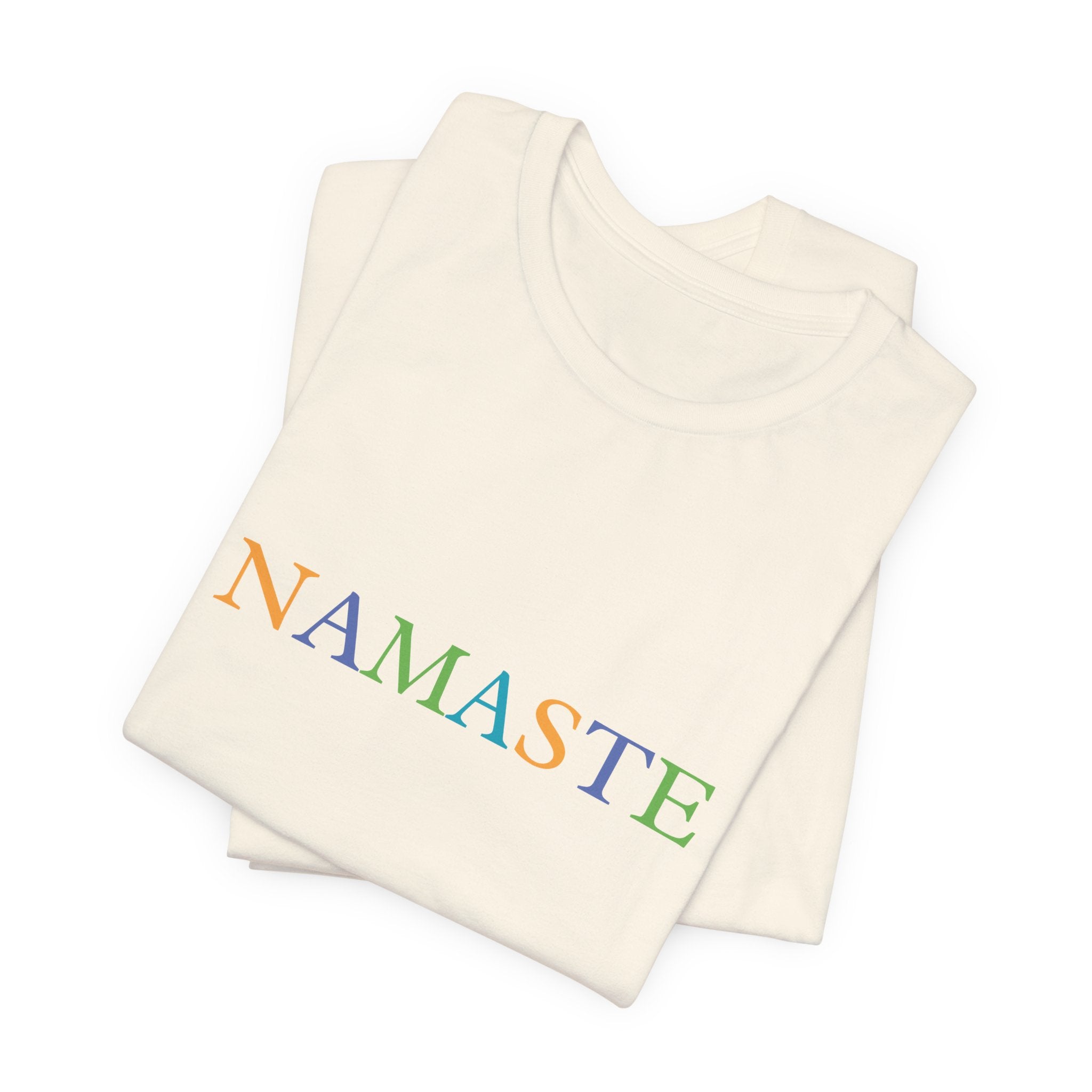 Tramunquiero NAMASTE Unisex T-shirt met ronde halslijn
