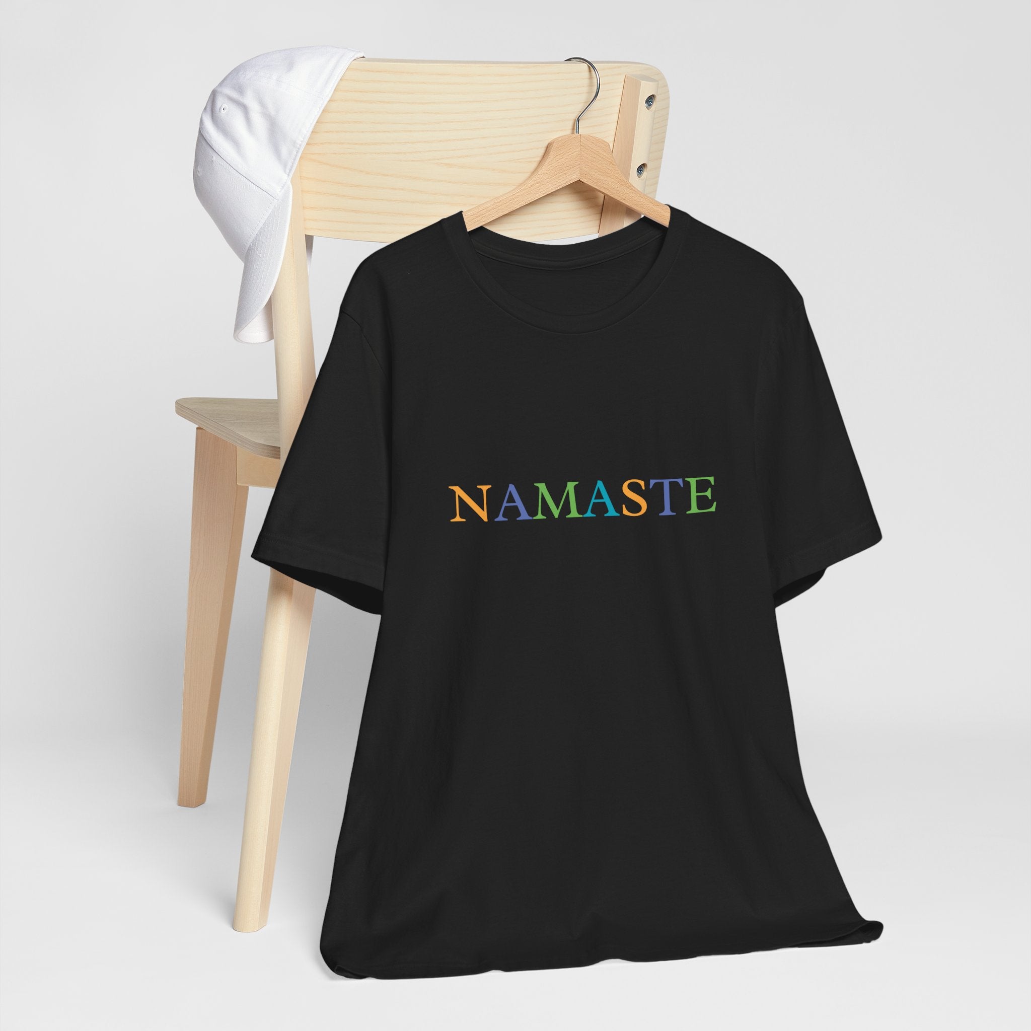 Tramunquiero NAMASTE Unisex T-shirt met ronde halslijn