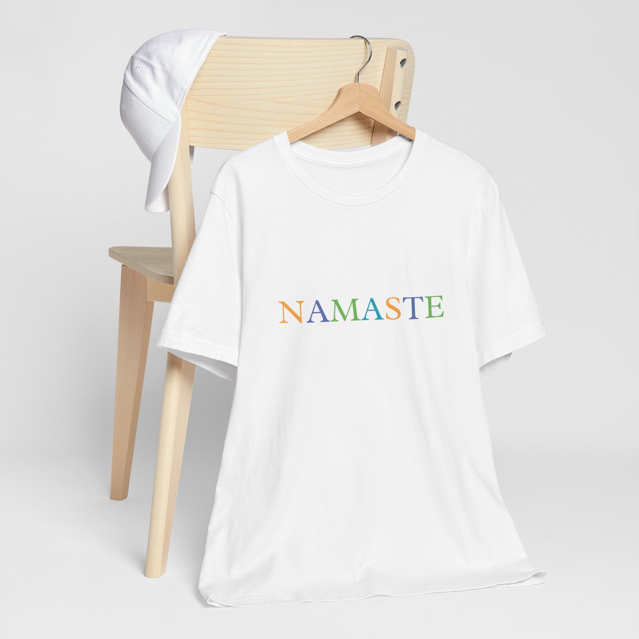 Tramunquiero NAMASTE Unisex T-shirt met ronde halslijn